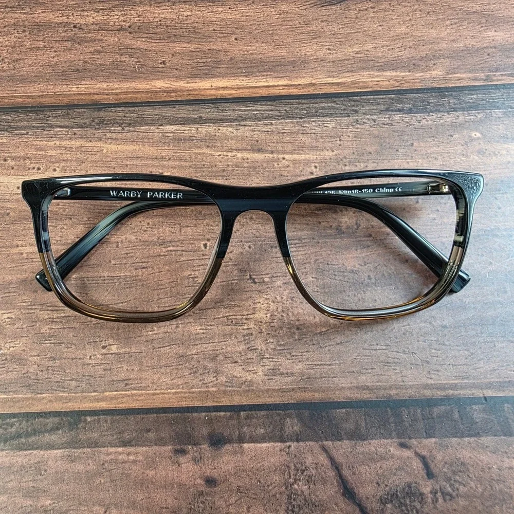 Warby‎ Parker Women's Sunglasses Black Ombre 59-18-150 Acetate